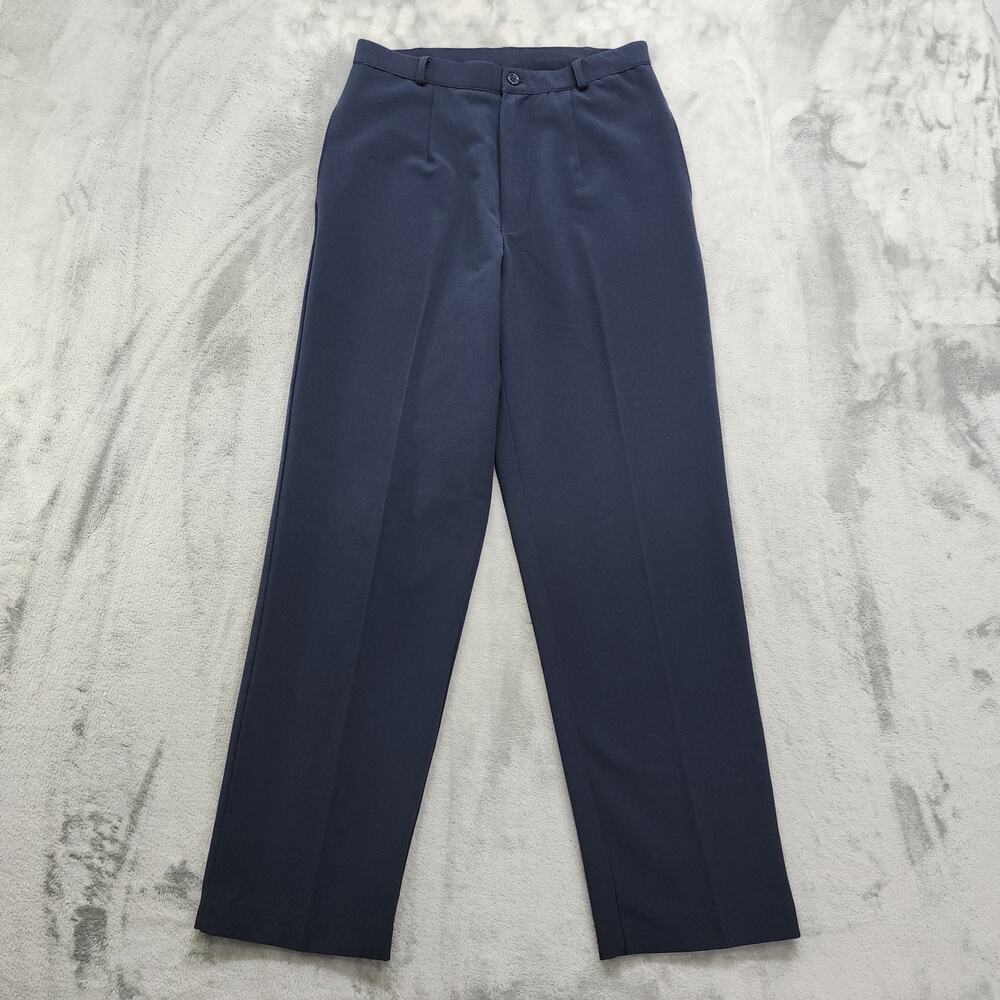 Vintage Jara Pants Womens‎ Size 10 Blue High Rise Tapered Leg Dress Trousers